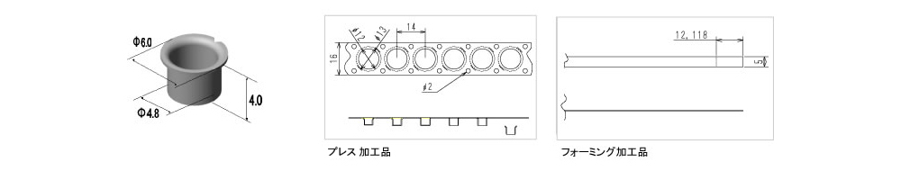 フォーミング加工とプレス加工の違い